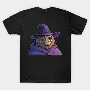 Grizzly as Witch - Grizzly Bear Halloween T-Shirt